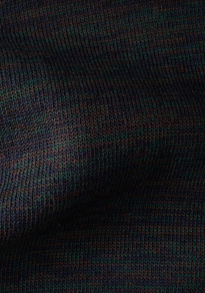 Midnight Olive Turtle Neck Melange Pullover