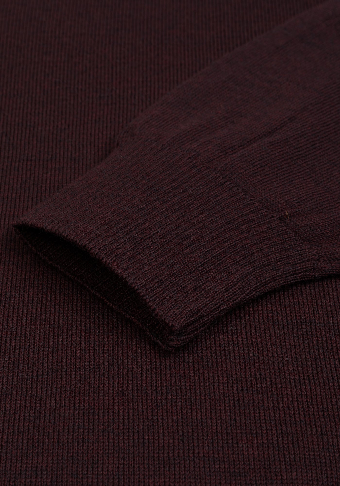 Deep Burgundy Italian Merino Wool Pullover