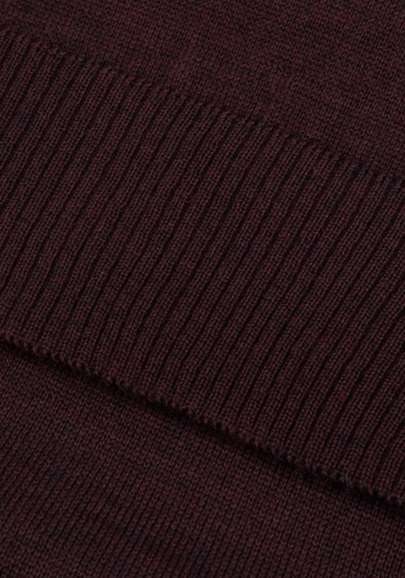 Deep Burgundy Italian Merino Wool Pullover