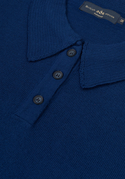 Imperial Blue Italian Merino Wool Pullover