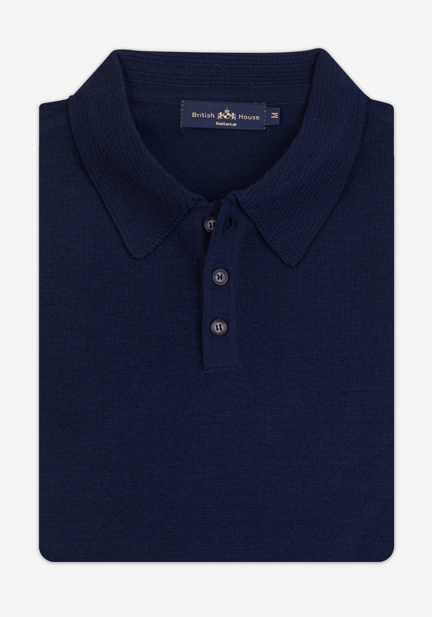 Shadow Blue Italian Merino Wool Pullover