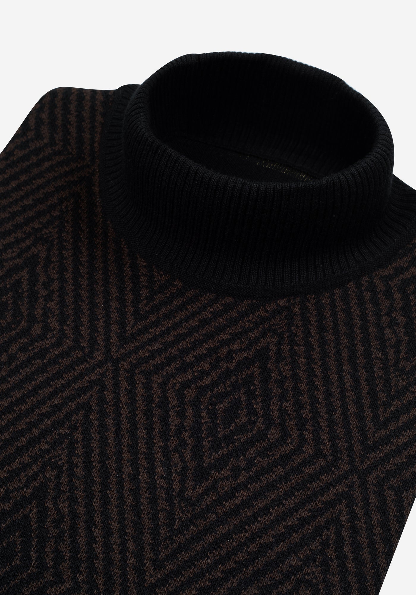 Coal Black Italian Merino Wool Pullover