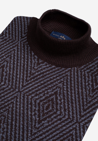 Truffle Brown Italian Merino Wool Pullover