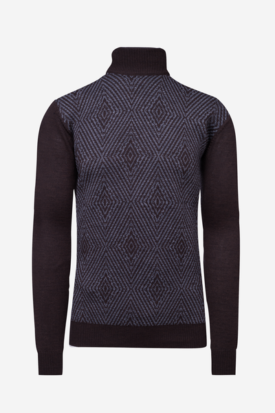 Truffle Brown Italian Merino Wool Pullover