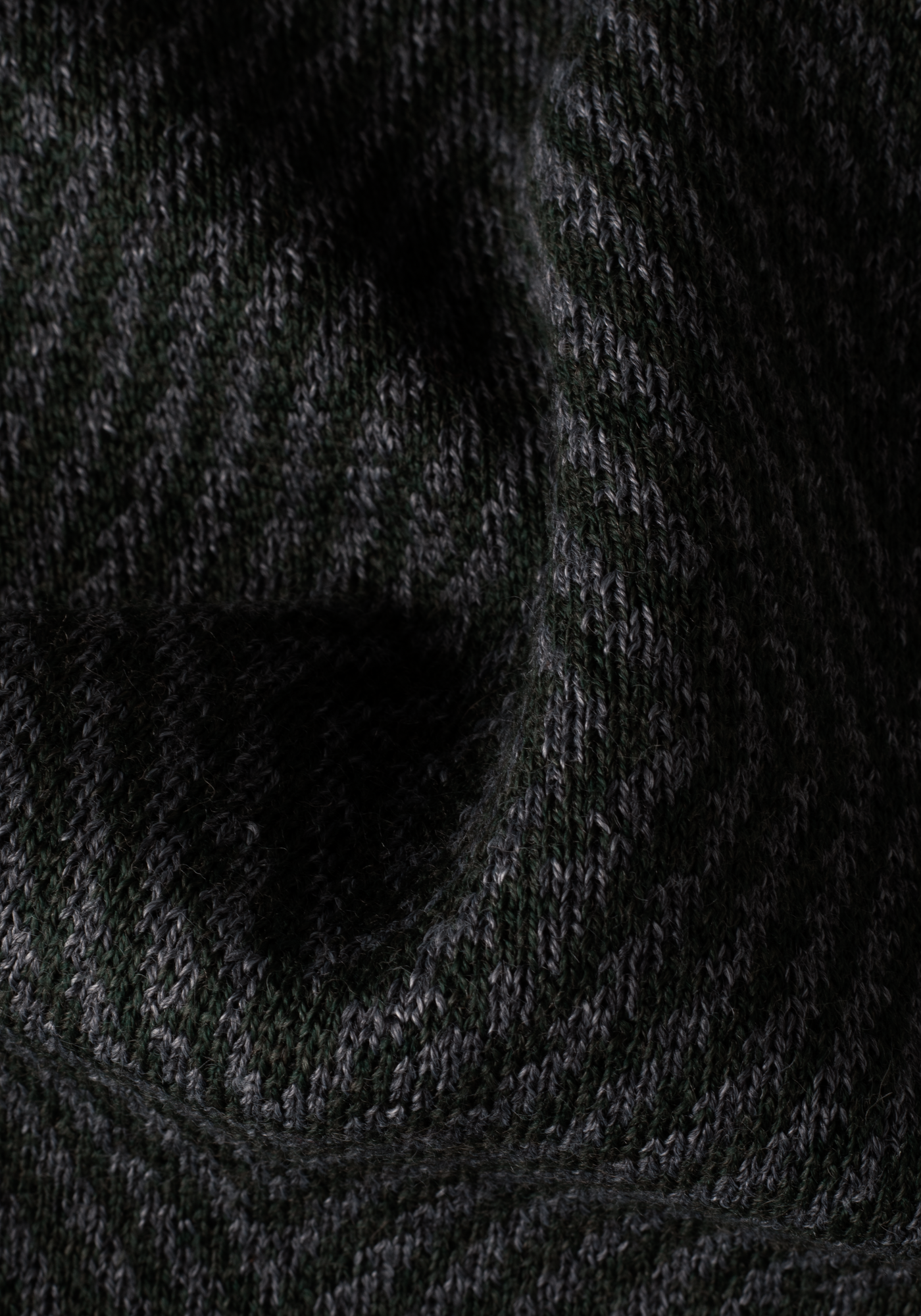 Khaki Olive Italian Merino Wool Pullover