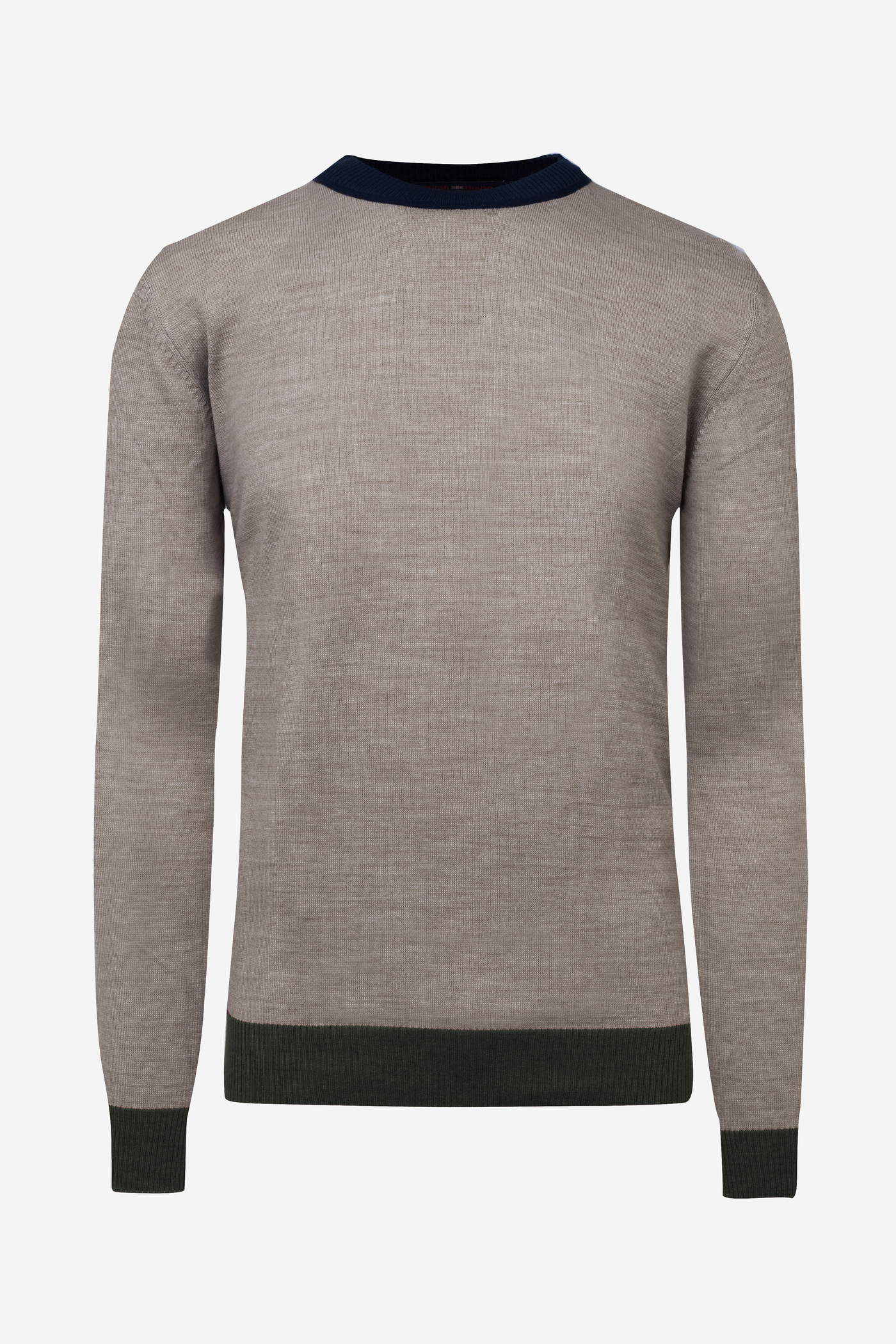 Dusk Beige Italian Merino Wool Pullover