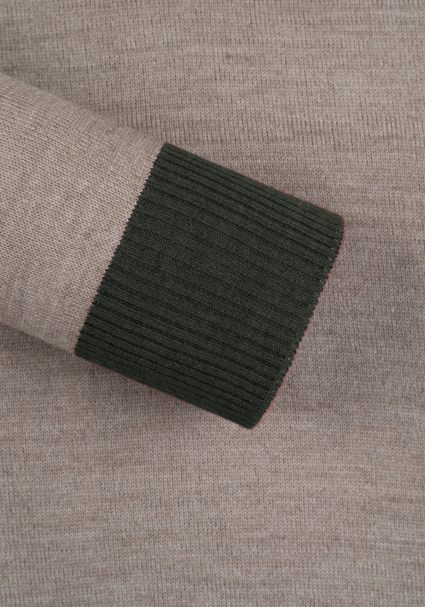 Dusk Beige Italian Merino Wool Pullover