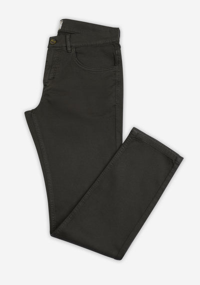 Smart Fit Muted Olive Piqué Gabardine