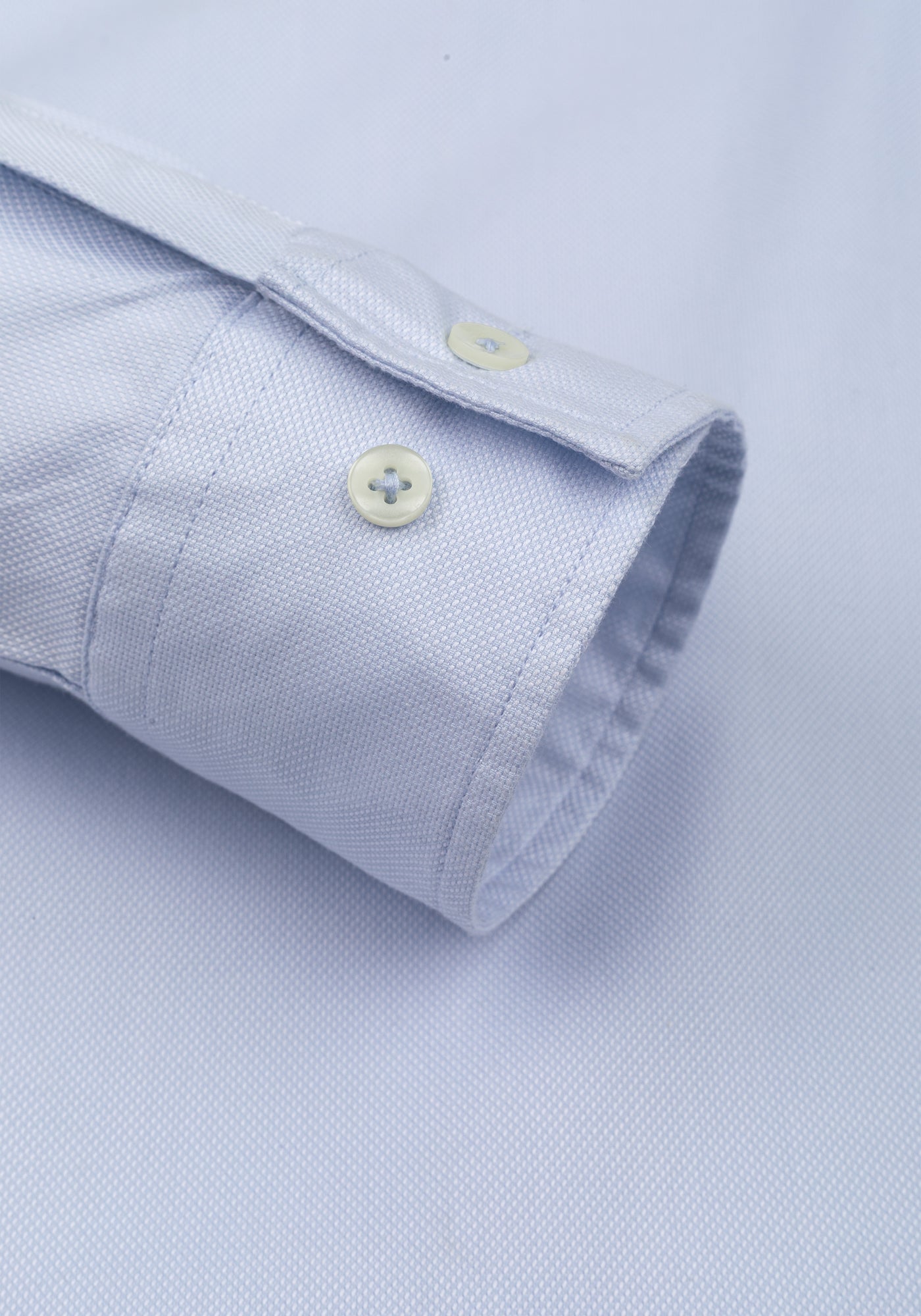 Ice Blue Washed Oxford Shirt