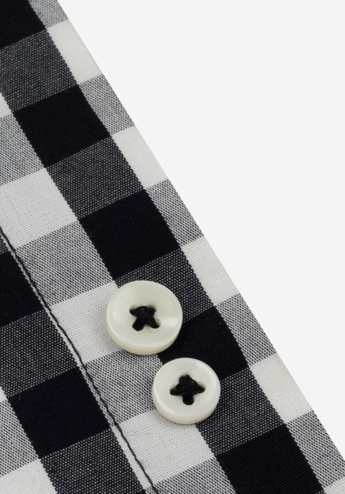 Lunar Black Checked Oxford Shirt