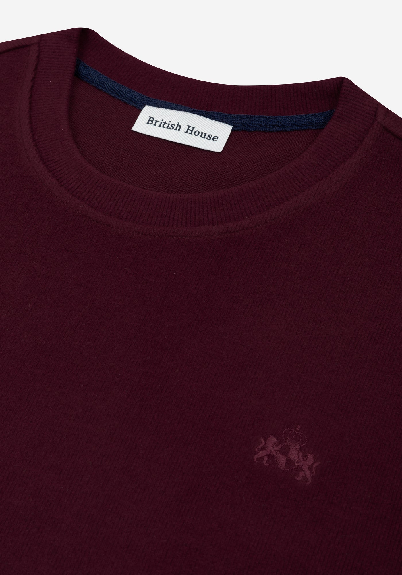 Burnt Maroon Cotton Sweatshirt