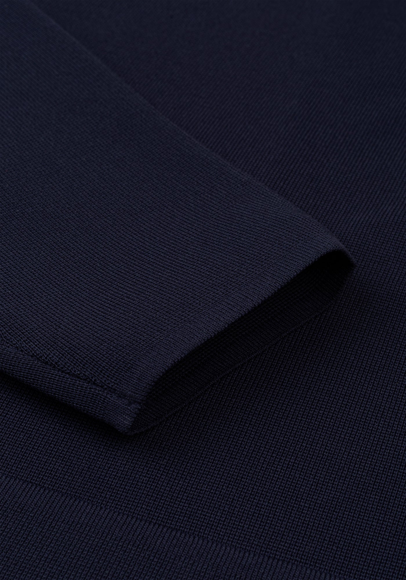 Lapis Navy Double-Breasted Polyamide Jardigan