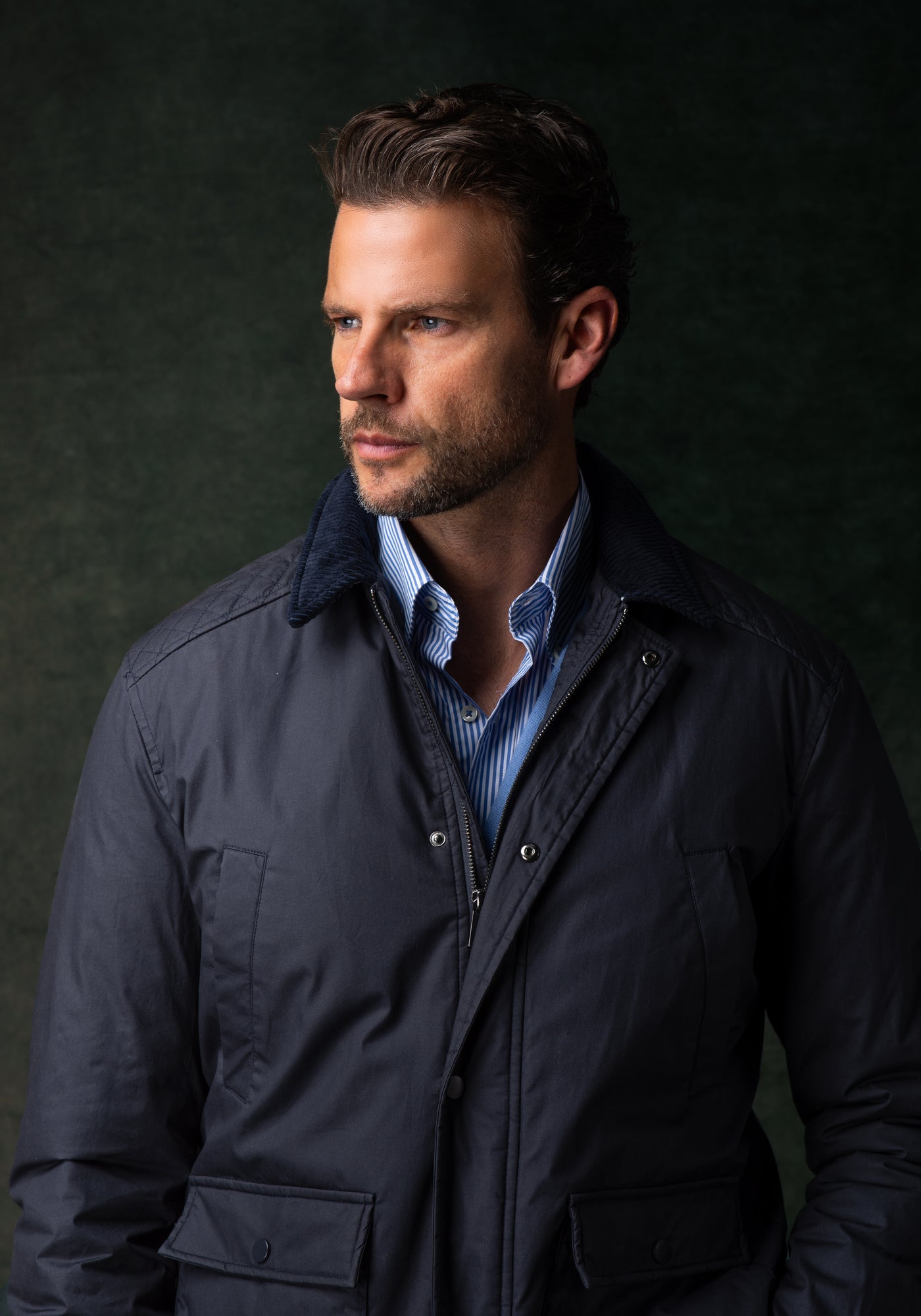 Ridge Navy Field Jacket