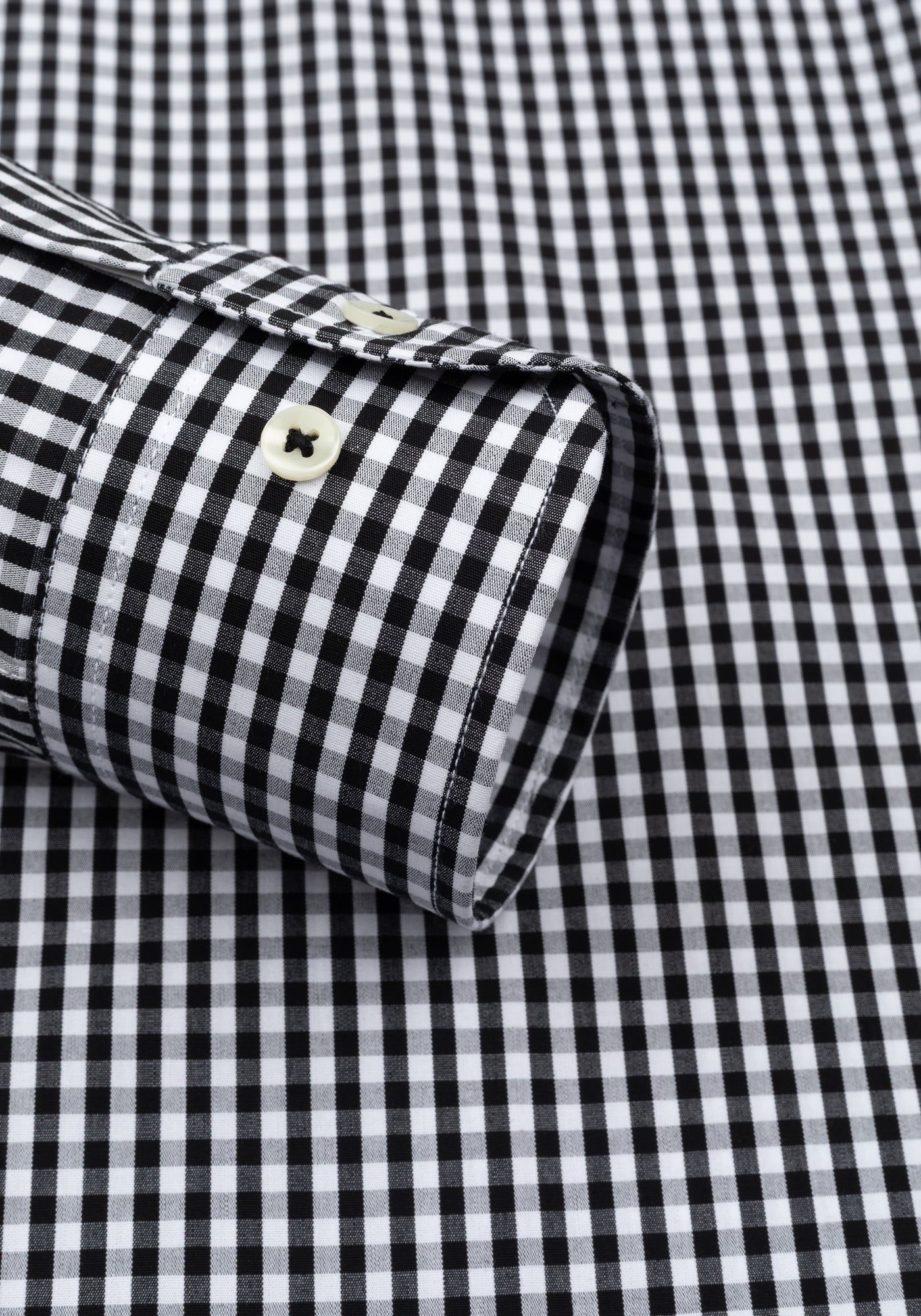 Soho Black Checked Poplin Shirt