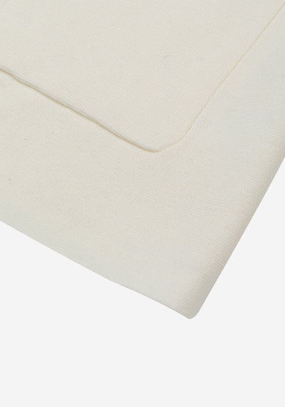 Off-White Merino Wool Blend Cardigan