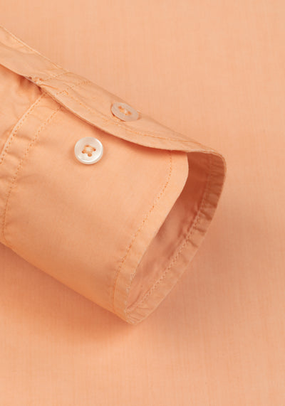 Light Salmon Piece-Dyed Shirt