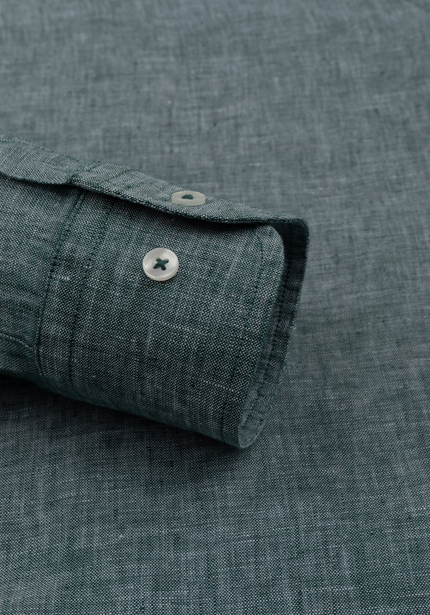 Sage Green Belgian Linen Shirt