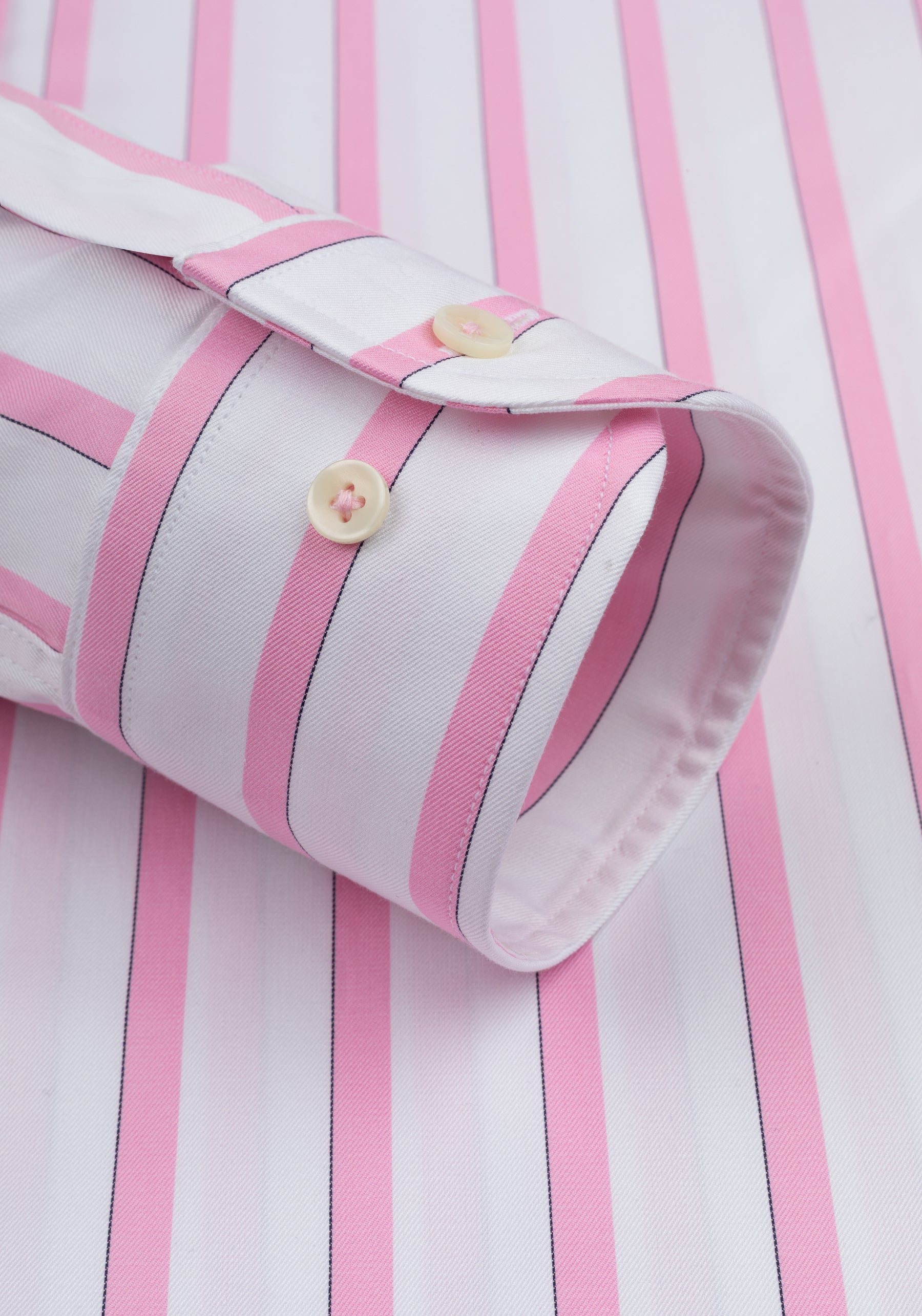 Powder Rose Stripe Signature Twill Shirt