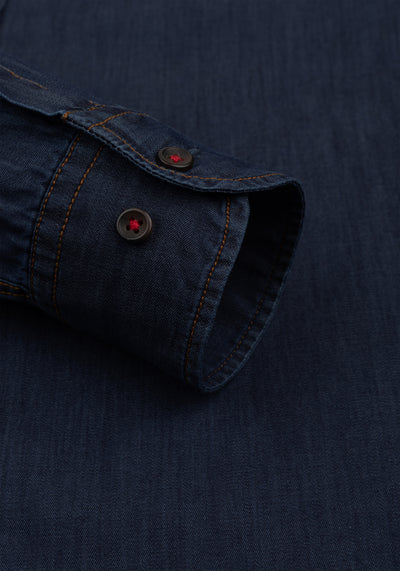 Nightfall Blue Washed Denim Shirt