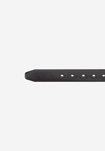 Dim Black Double-Face Spanish Genuine Leather Belt