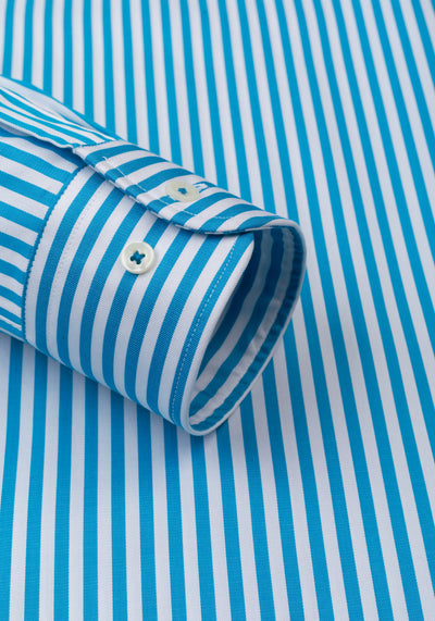 Capri Blue Stripe Signature Twill Shirt