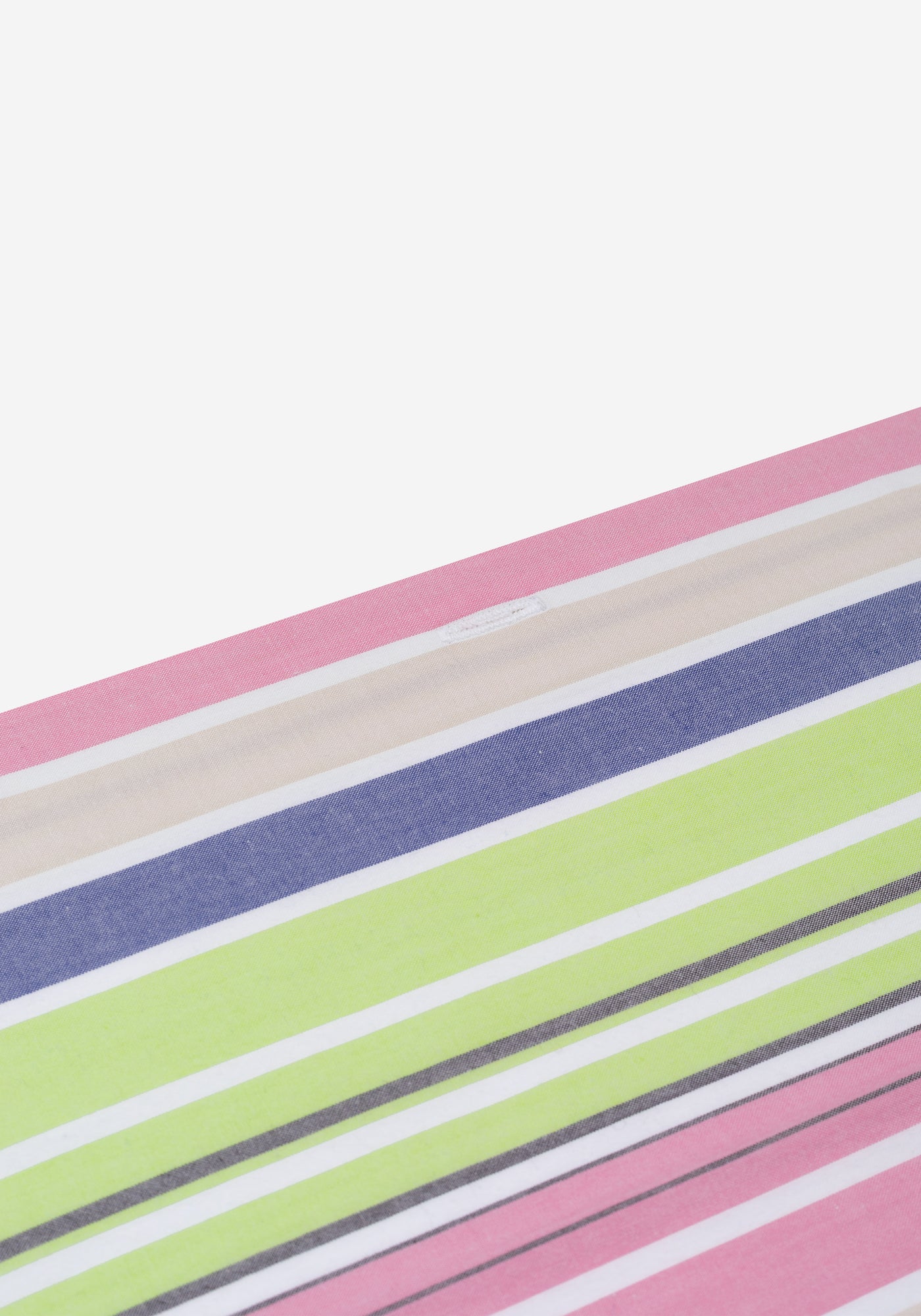 Pastel Parti-Colored Stripe Poplin Shirt