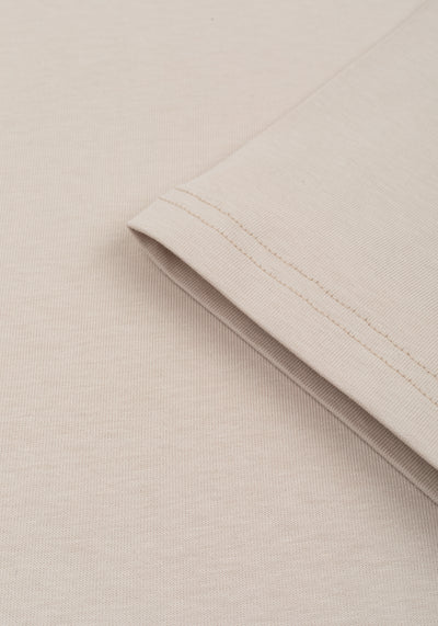 Pale Beige Over-Sized T-Shirt