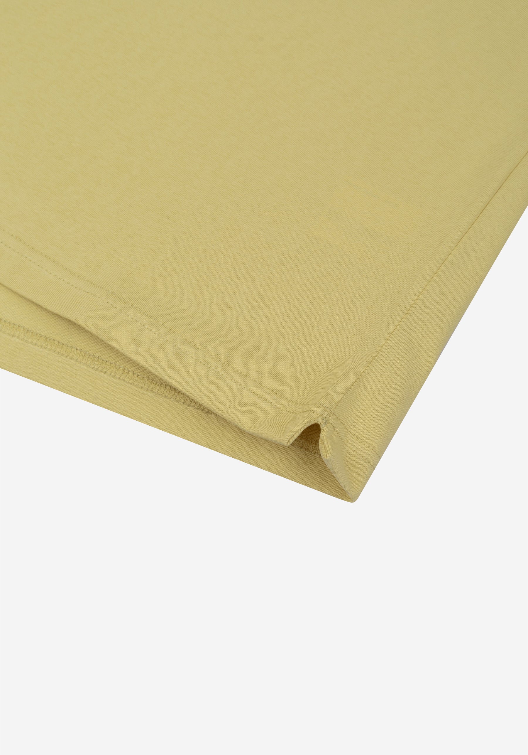 Mustard Yellow Cotton Polo Shirt