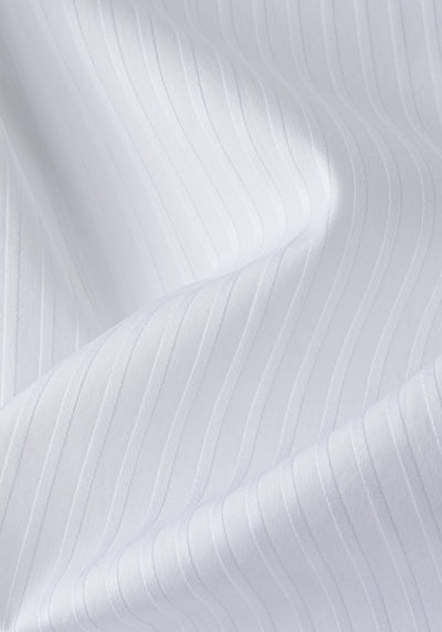 Feather White Stripe Washed Oxford Shirt