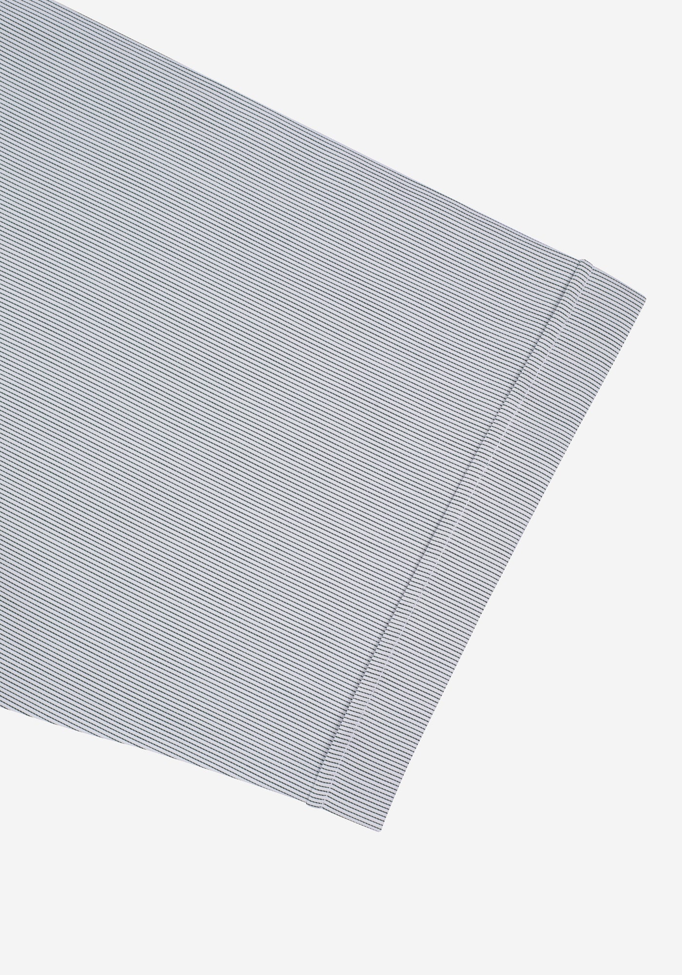 Deep Dark Olive Stripe Twill Shirt - Short Sleeve