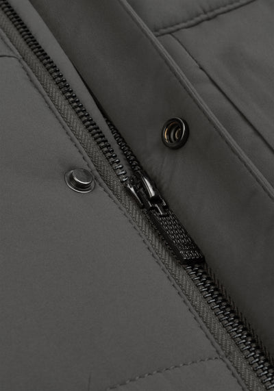 Shadow Olive Block-Tech Puffer Jacket