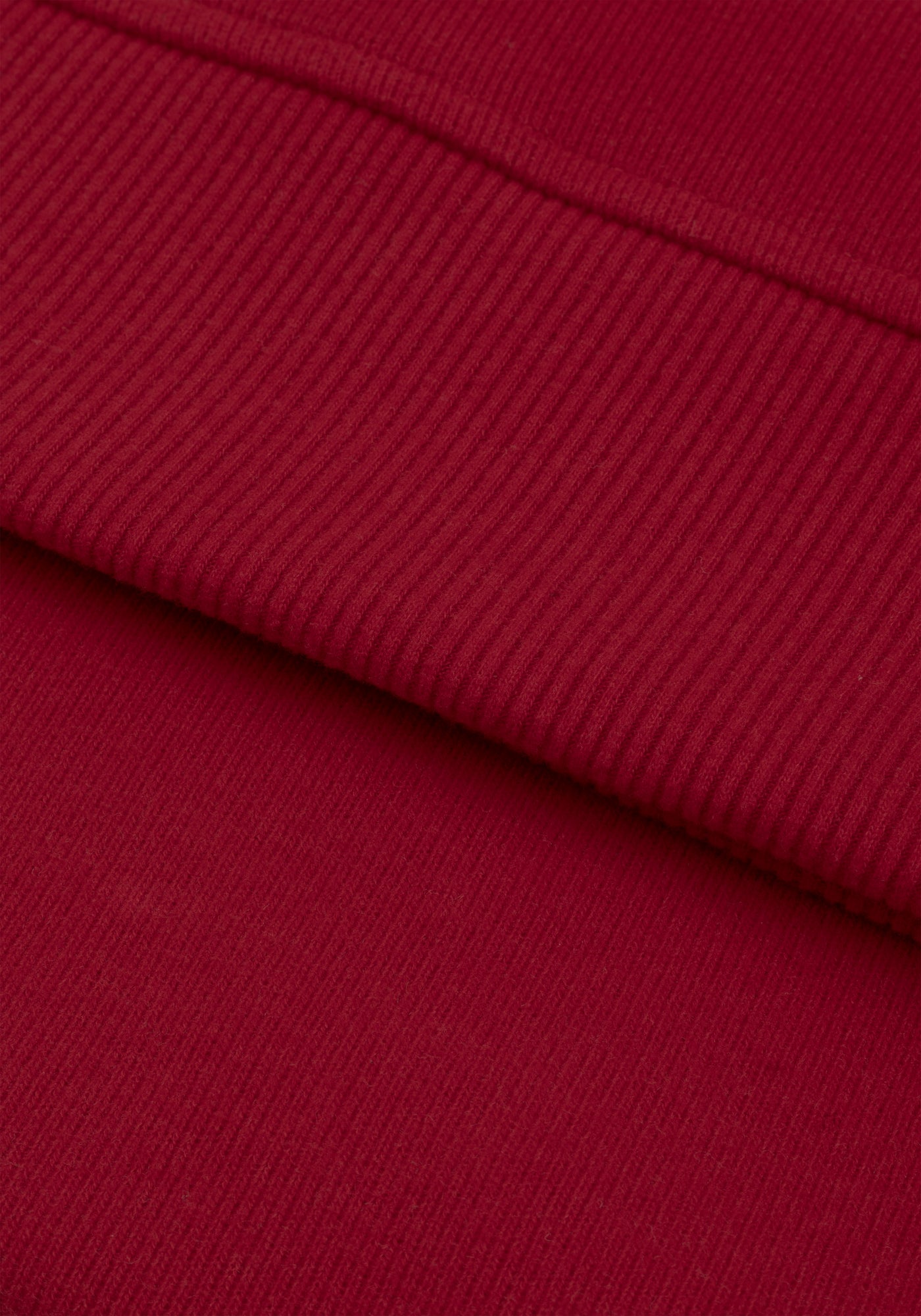 Firebrick Red Cotton Sweatshirt