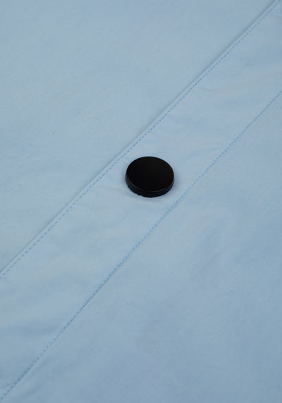 Powder Blue Paper Touch Overshirt