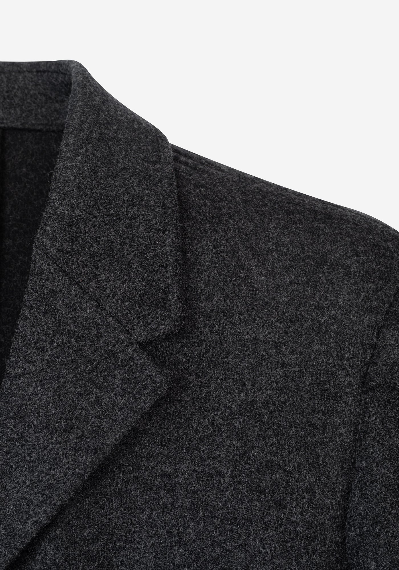 Skylight Grey Boiled Wool Jacket