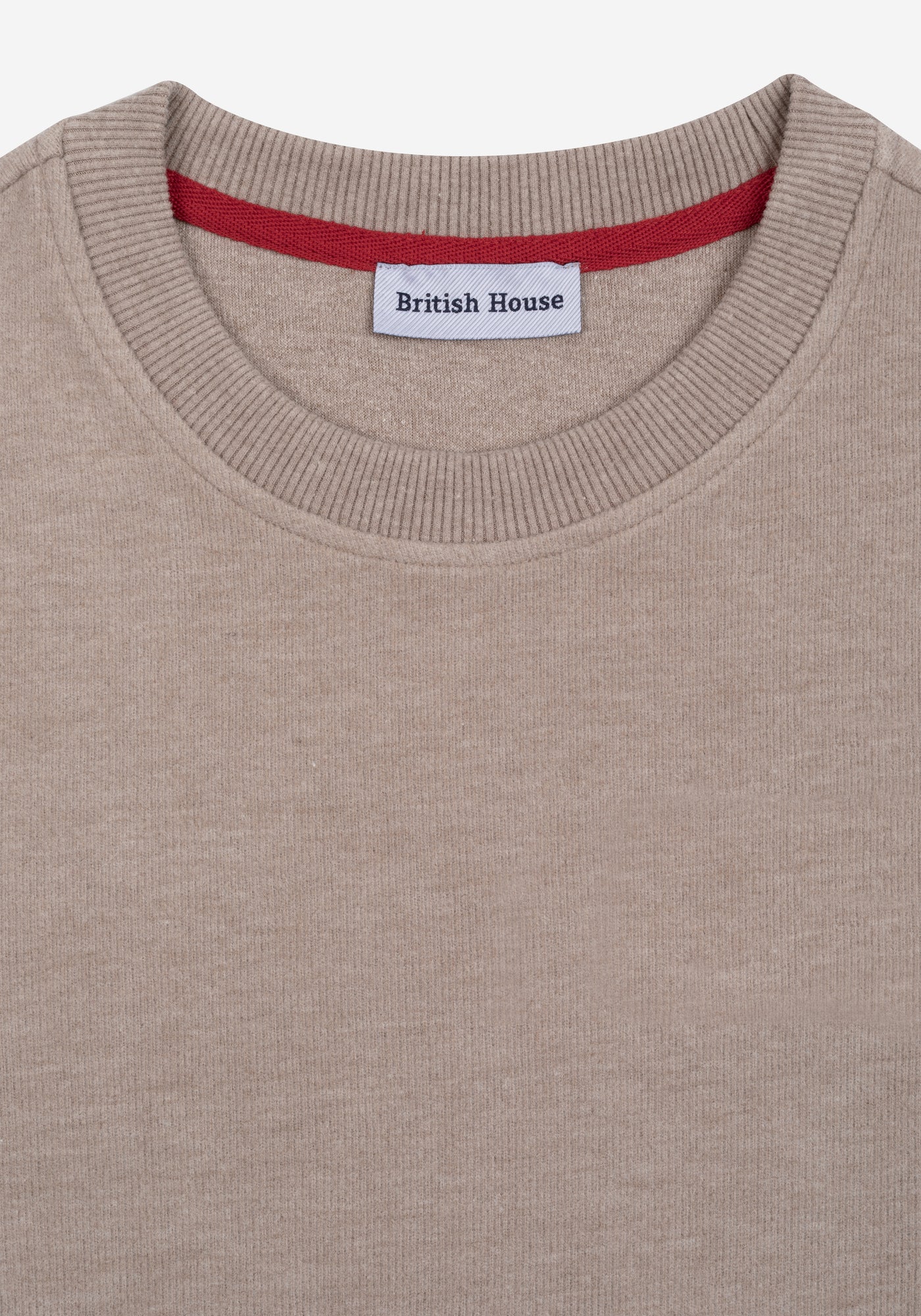 Fawn Beige Cotton Sweatshirt