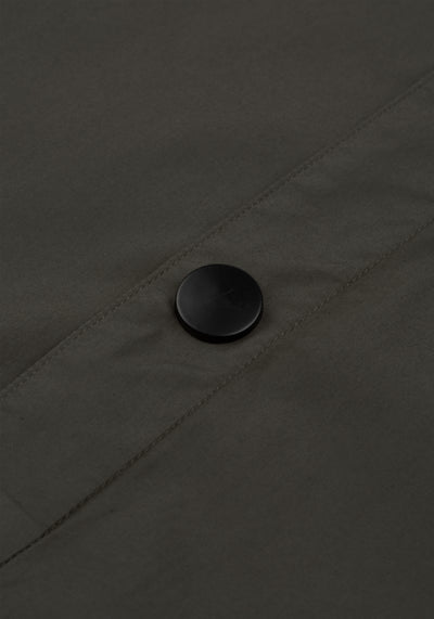 Shadow Olive Paper Touch Overshirt