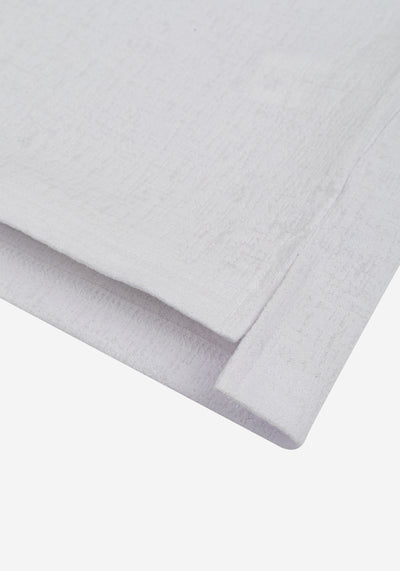 Feather White Jacquard Polo Shirt
