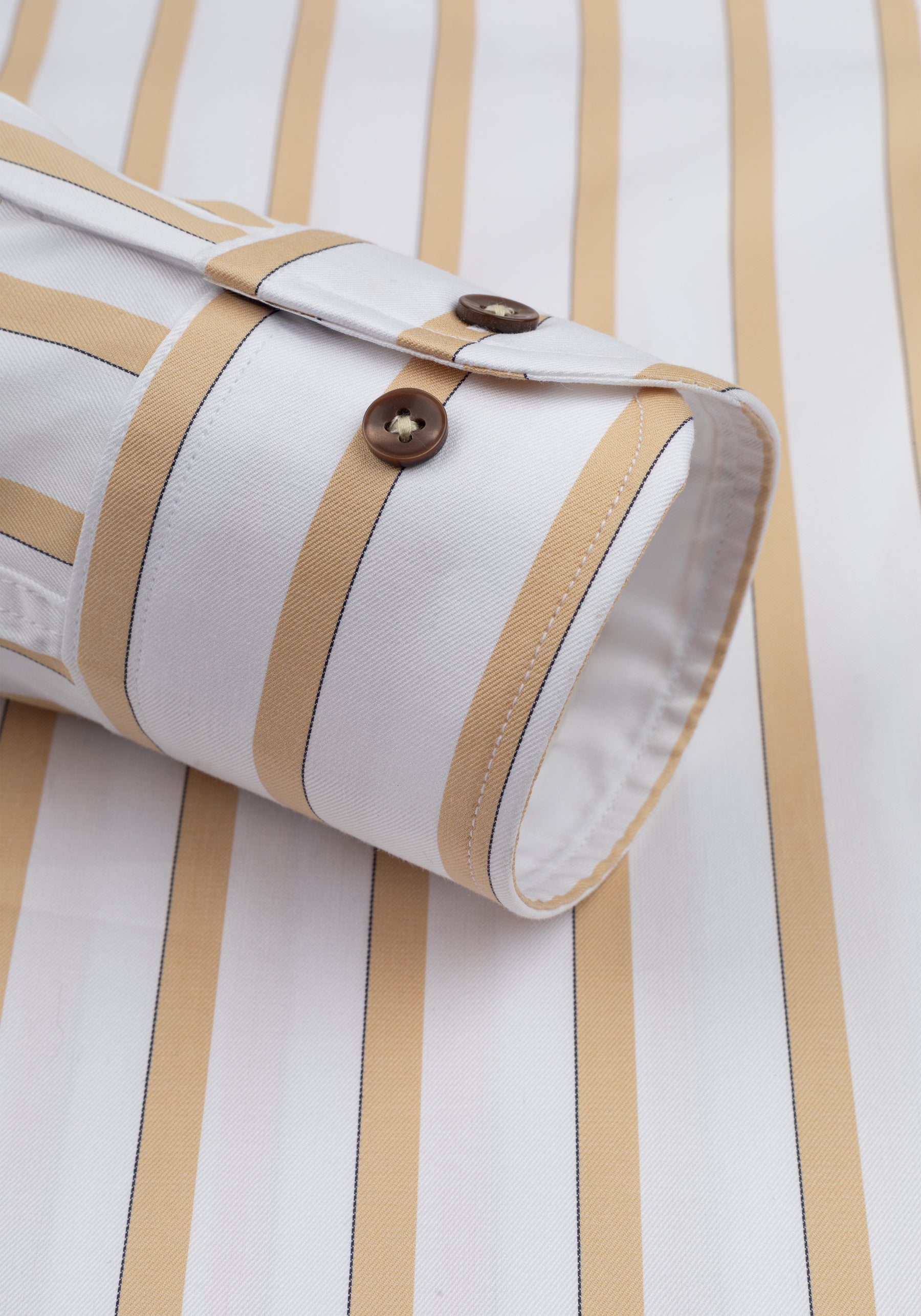 Desert Beige Stripe Signature Twill Shirt