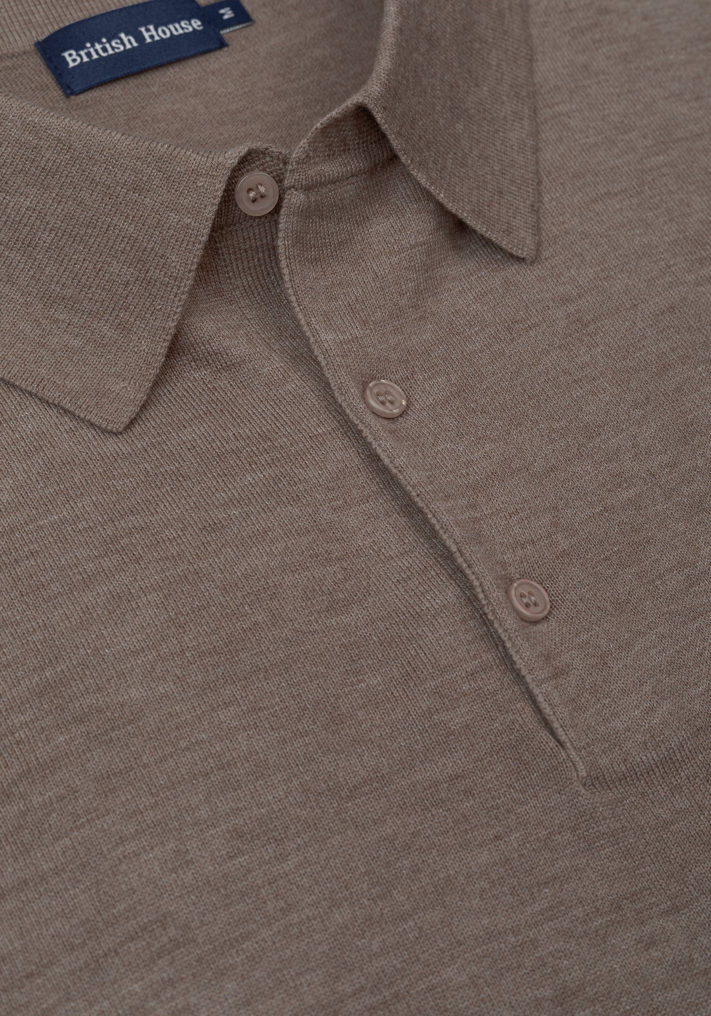 Timber Beige Merino Wool Blend Pullover