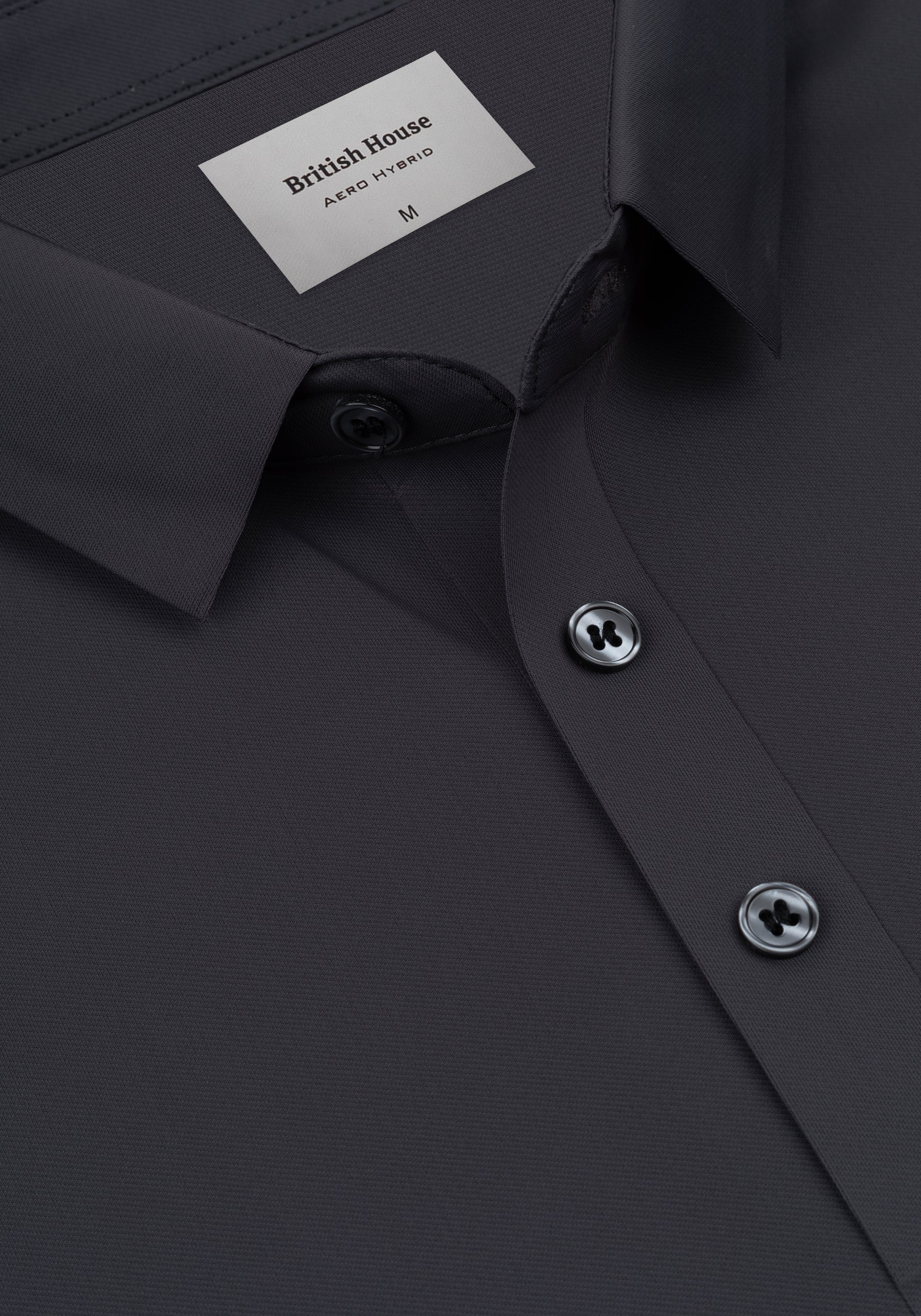 Metallic Grey Aero-Hybrid Polo Shirt