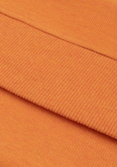 Ginger Orange Cotton Sweatshirt