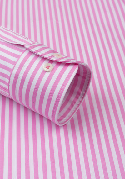 Orchid Rose Stripe Signature Twill Shirt