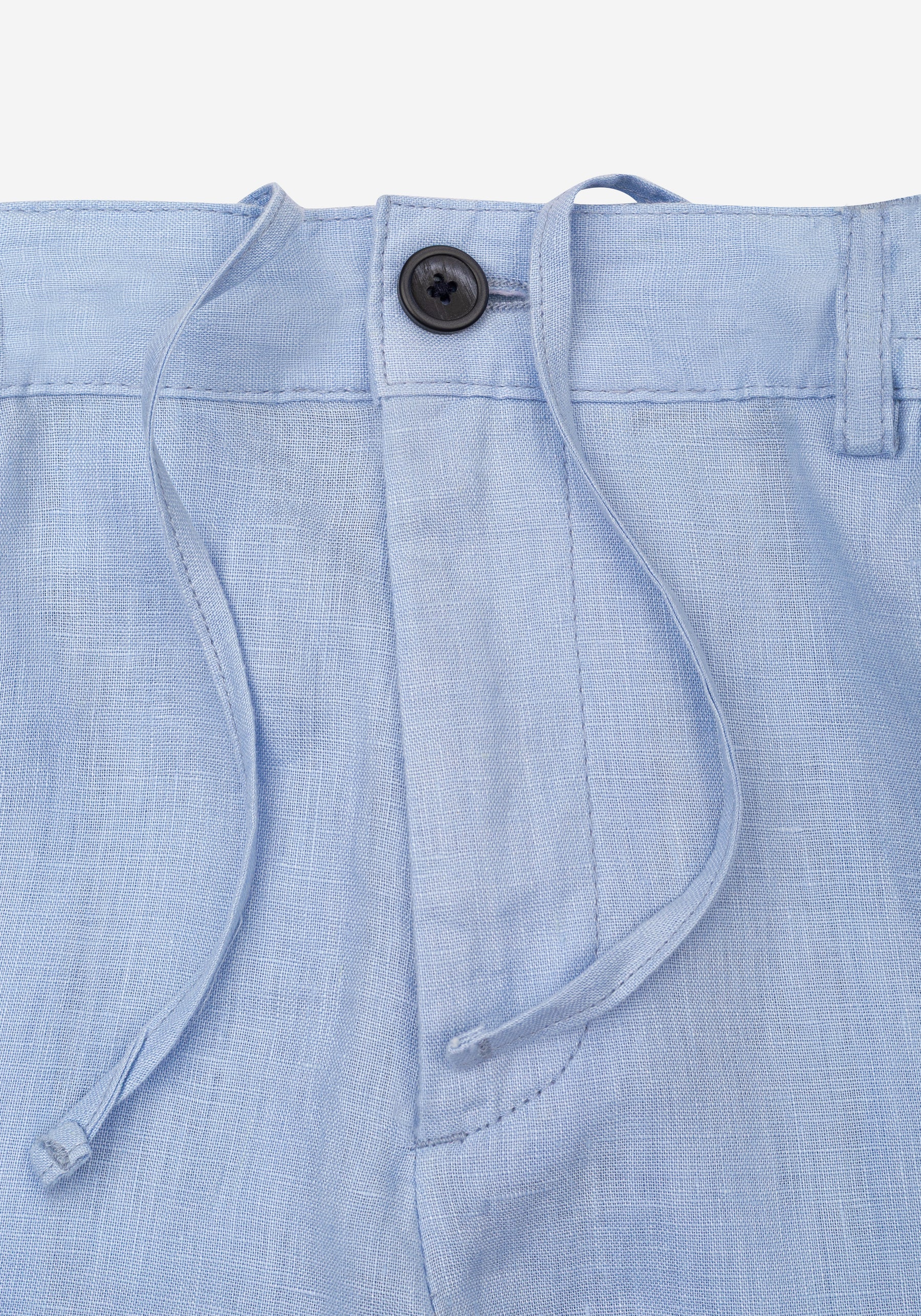 Airy Blue Soléa Pure Linen Pants