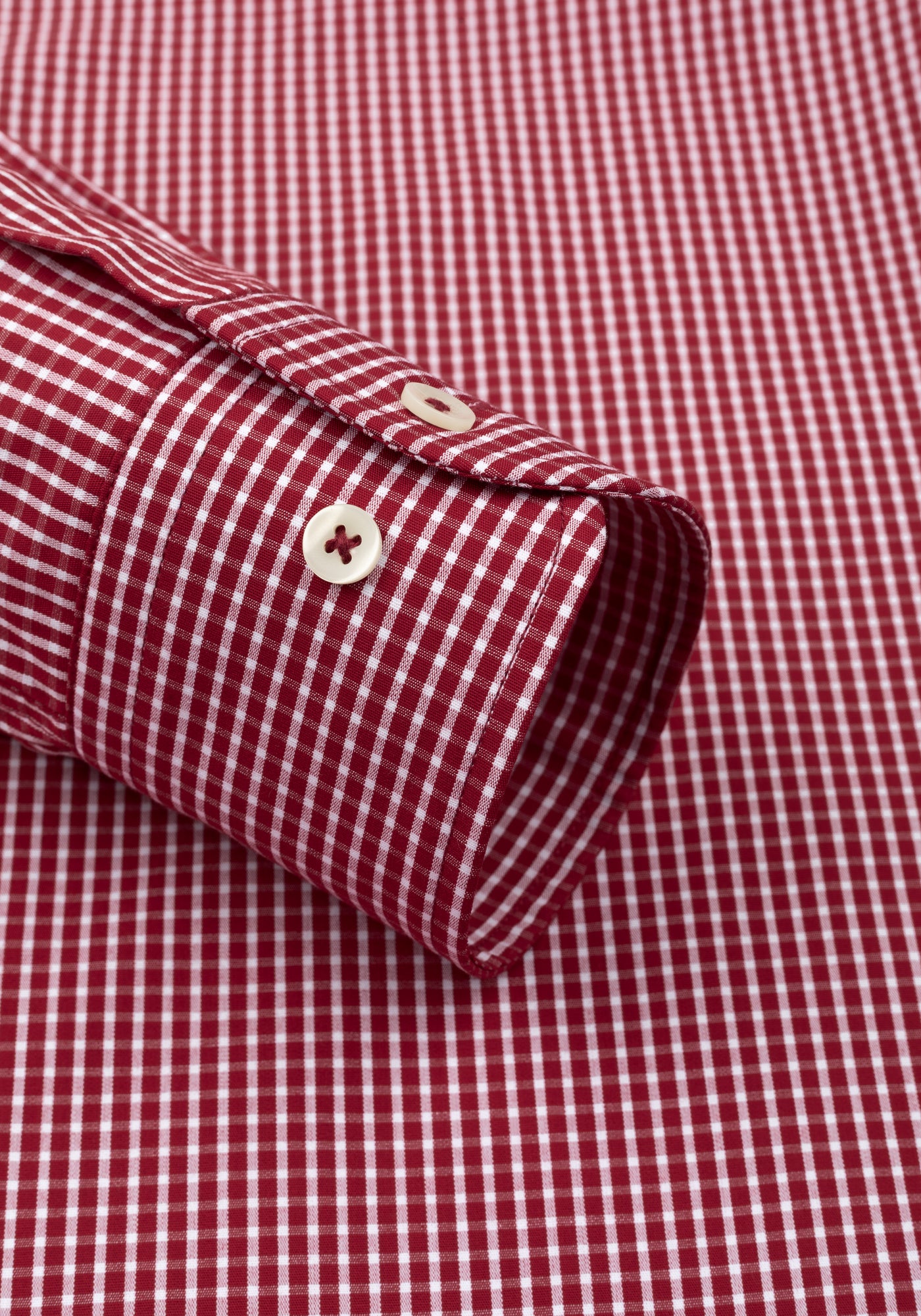 Regent Red Checked Poplin Shirt
