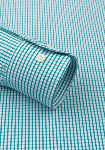 Capri Green Checked Poplin Shirt