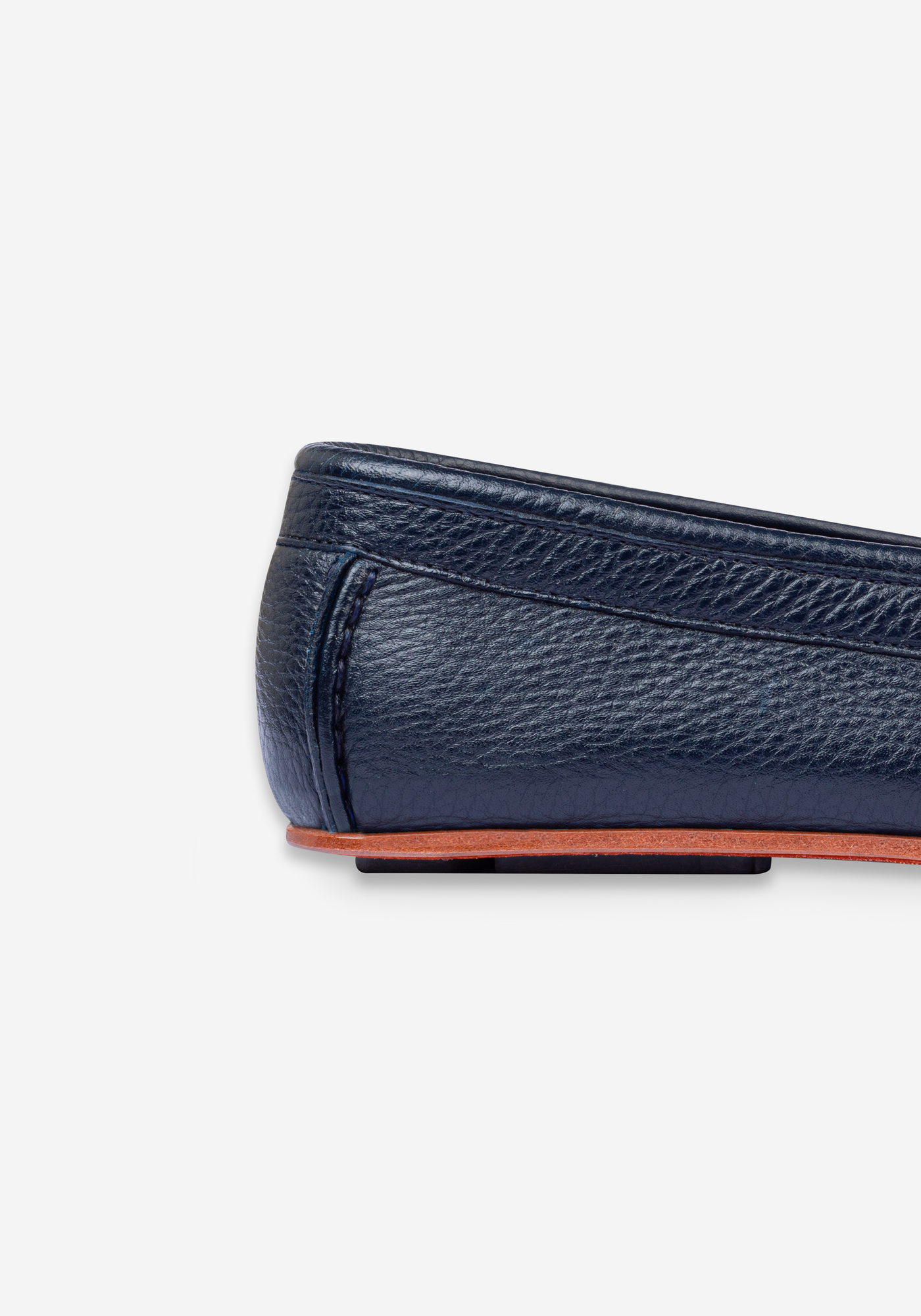 Dawn Blue Calf-Skin Leather Slip On