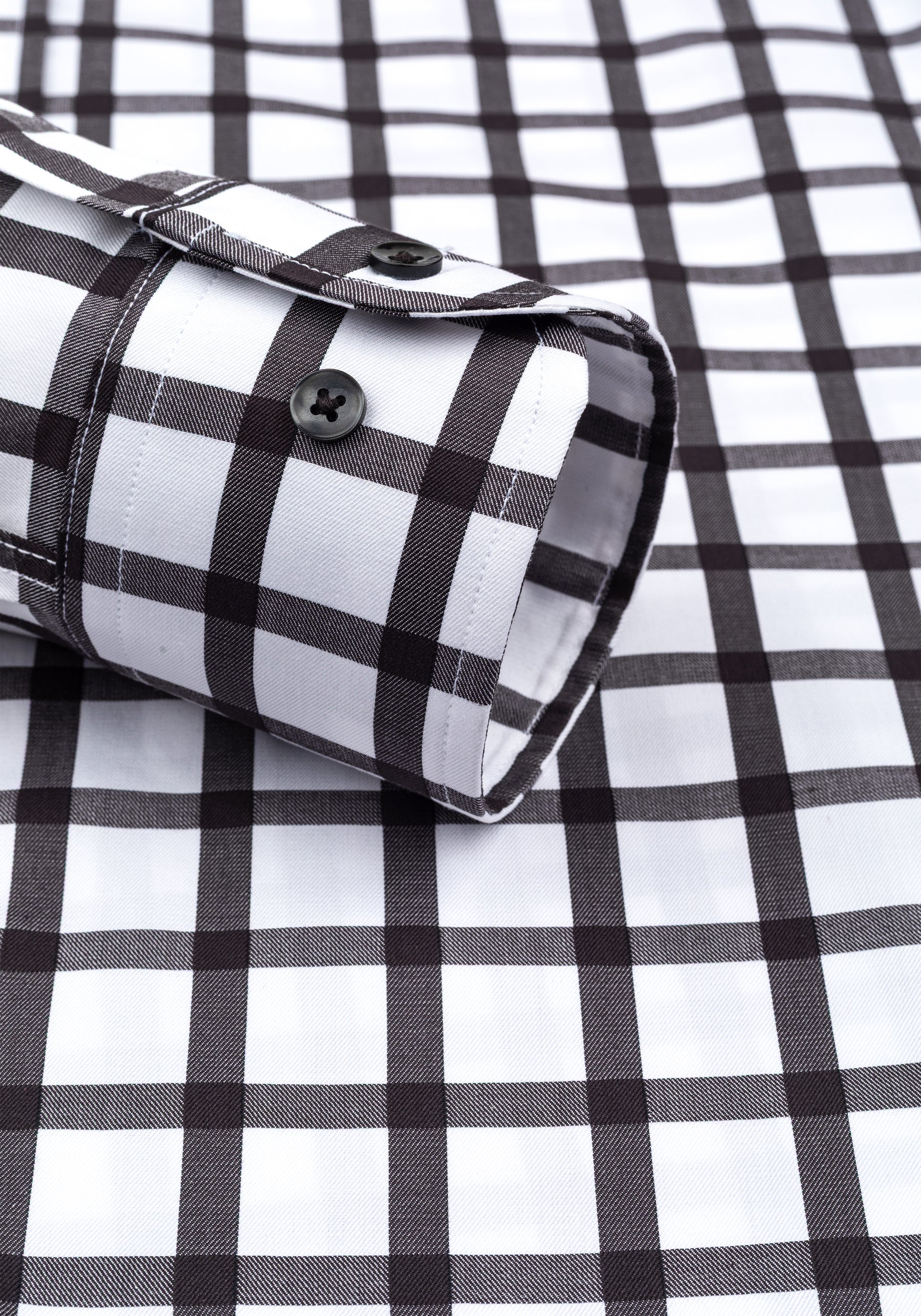Slate Black Checked Signature Twill Shirt