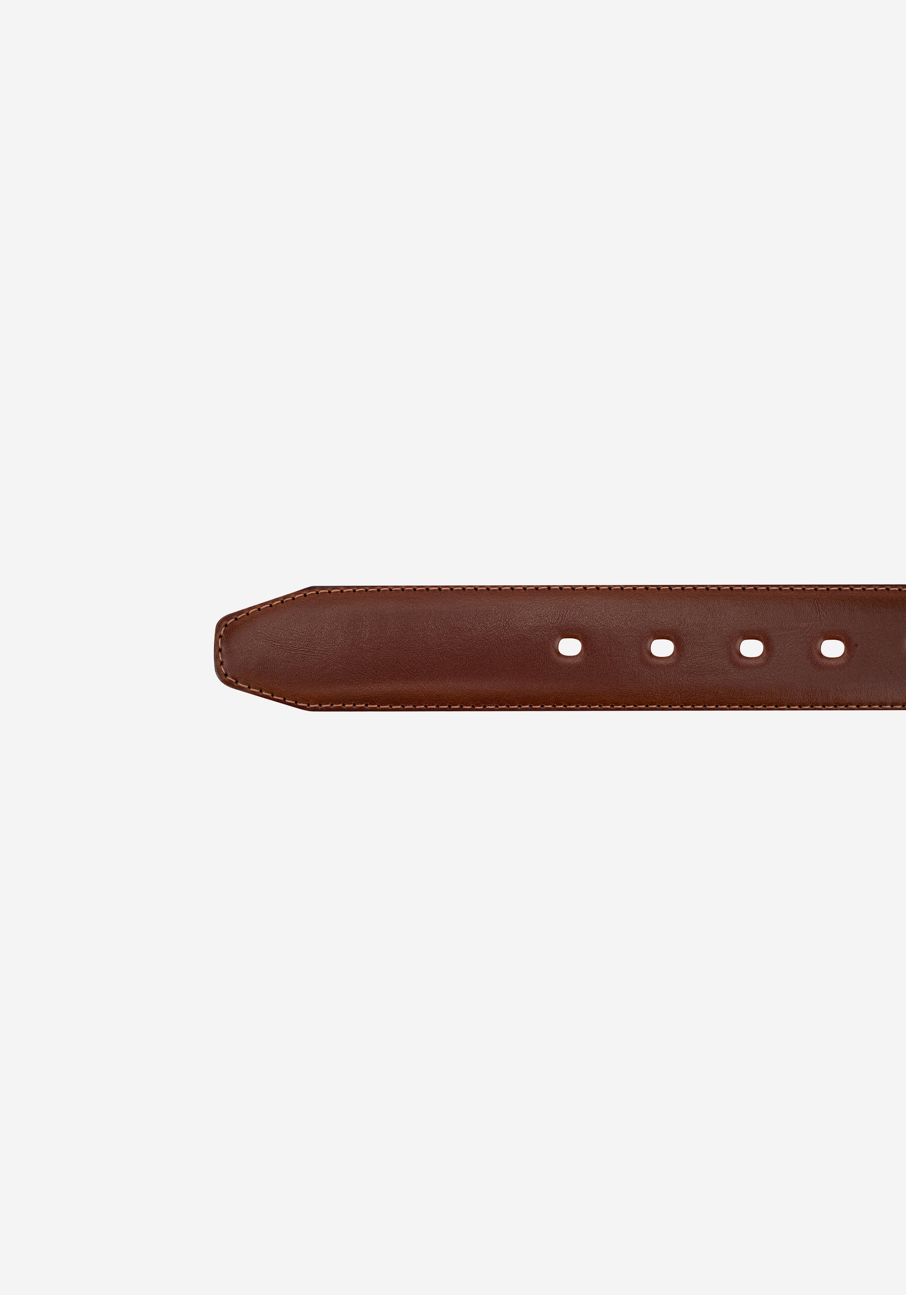 Mocha Brown Spanish Genuine Leather Belt