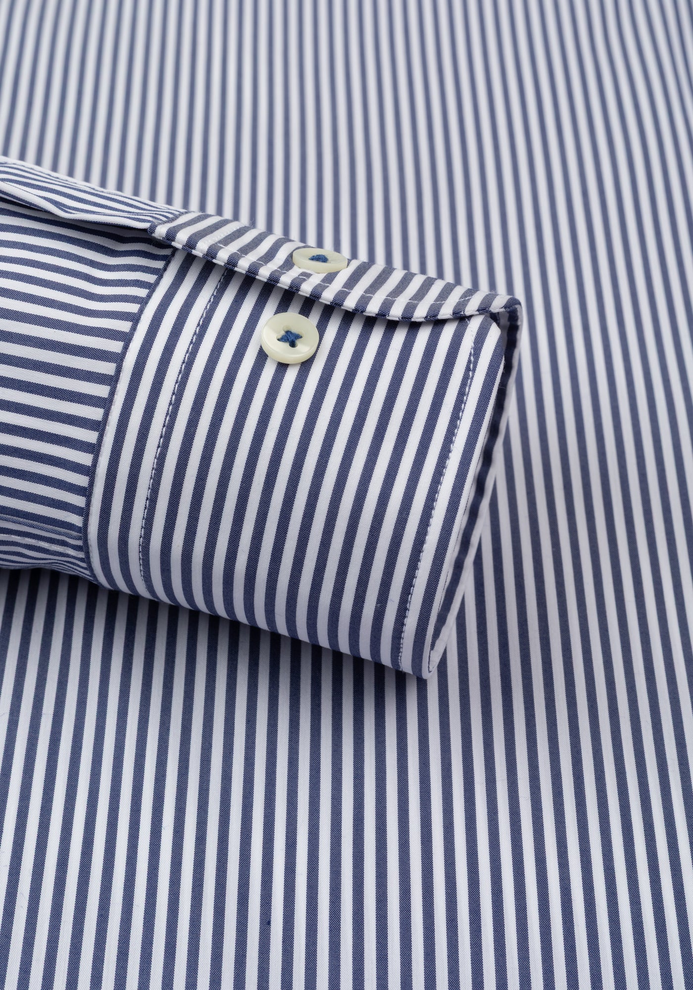 Marine Navy Stripe Aero-Hybrid Shirt