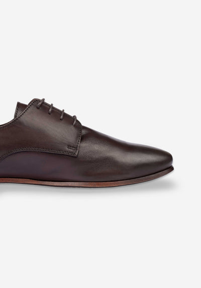 Mocha Brown Calf-Skin Leather Lace-up